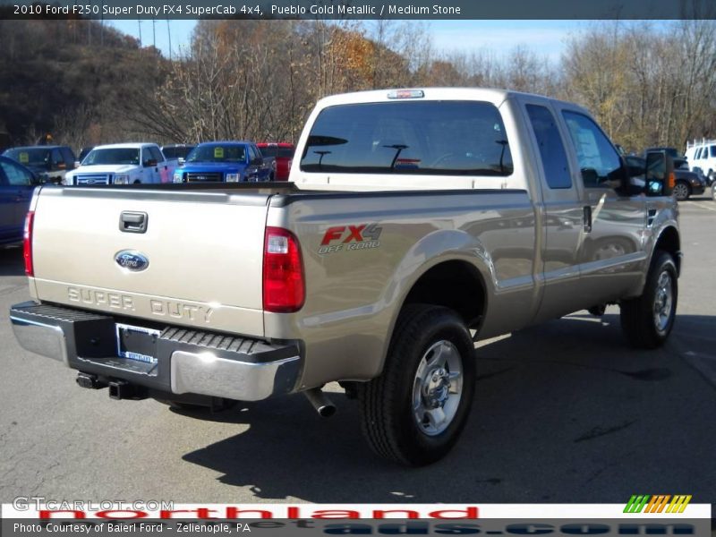 Pueblo Gold Metallic / Medium Stone 2010 Ford F250 Super Duty FX4 SuperCab 4x4