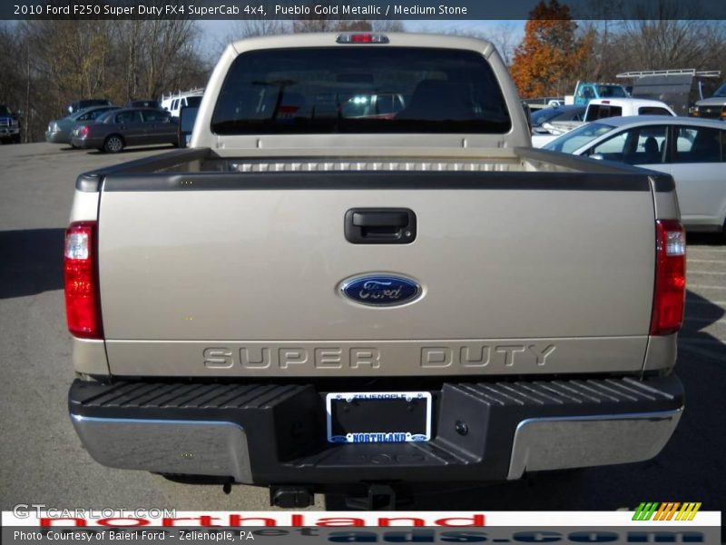 Pueblo Gold Metallic / Medium Stone 2010 Ford F250 Super Duty FX4 SuperCab 4x4