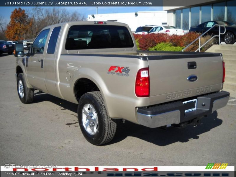 Pueblo Gold Metallic / Medium Stone 2010 Ford F250 Super Duty FX4 SuperCab 4x4