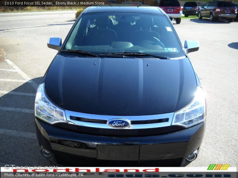 Ebony Black / Medium Stone 2010 Ford Focus SEL Sedan