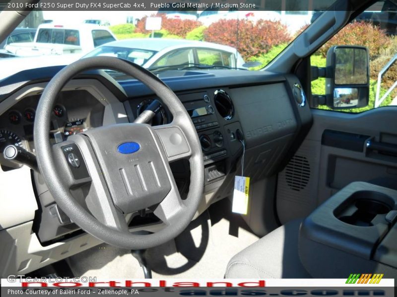 Pueblo Gold Metallic / Medium Stone 2010 Ford F250 Super Duty FX4 SuperCab 4x4