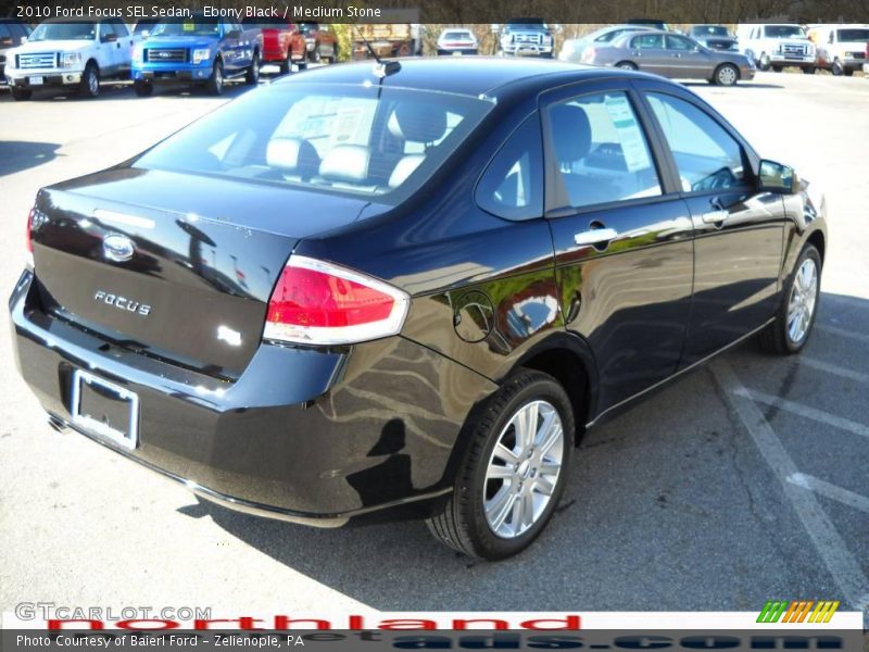 Ebony Black / Medium Stone 2010 Ford Focus SEL Sedan