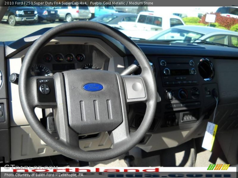 Pueblo Gold Metallic / Medium Stone 2010 Ford F250 Super Duty FX4 SuperCab 4x4