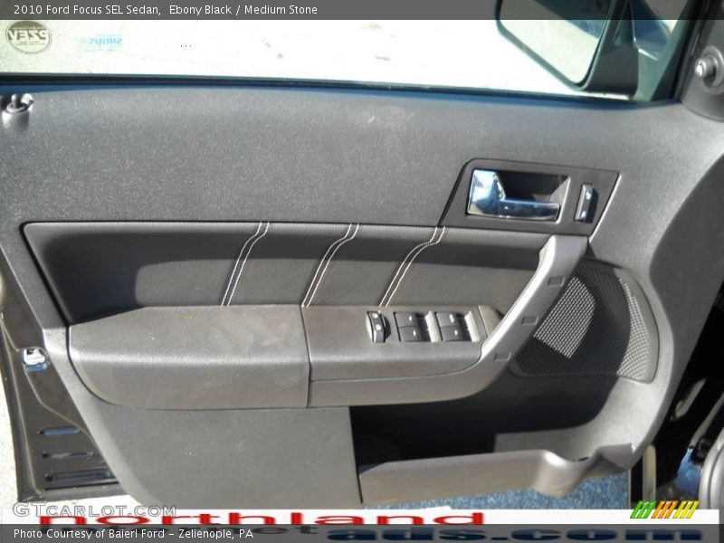 Ebony Black / Medium Stone 2010 Ford Focus SEL Sedan