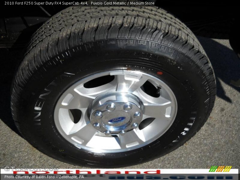 Pueblo Gold Metallic / Medium Stone 2010 Ford F250 Super Duty FX4 SuperCab 4x4