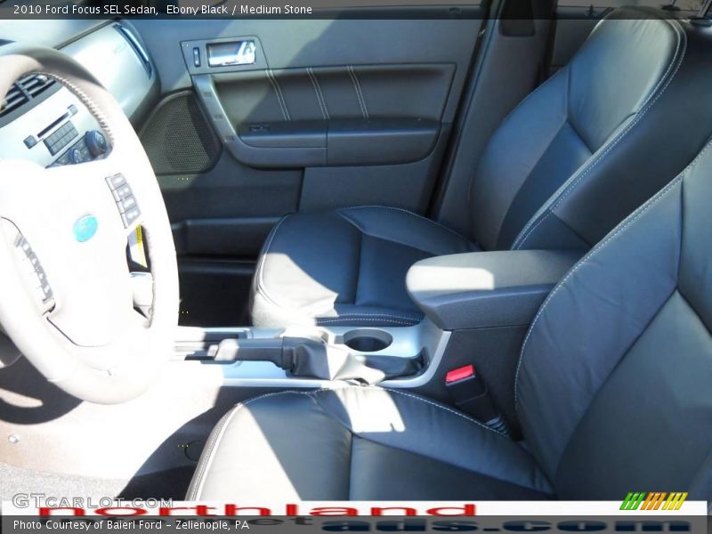Ebony Black / Medium Stone 2010 Ford Focus SEL Sedan
