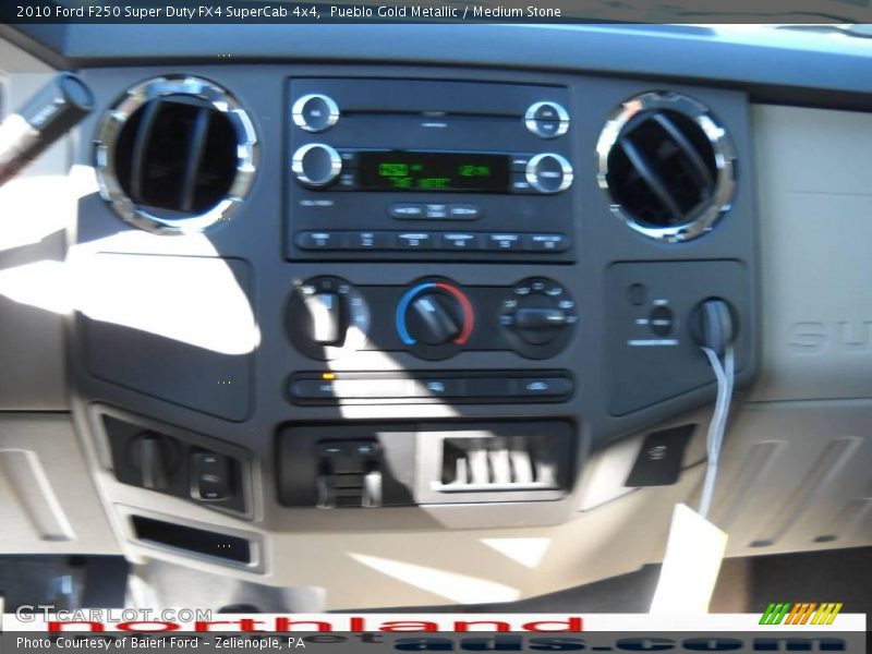 Pueblo Gold Metallic / Medium Stone 2010 Ford F250 Super Duty FX4 SuperCab 4x4