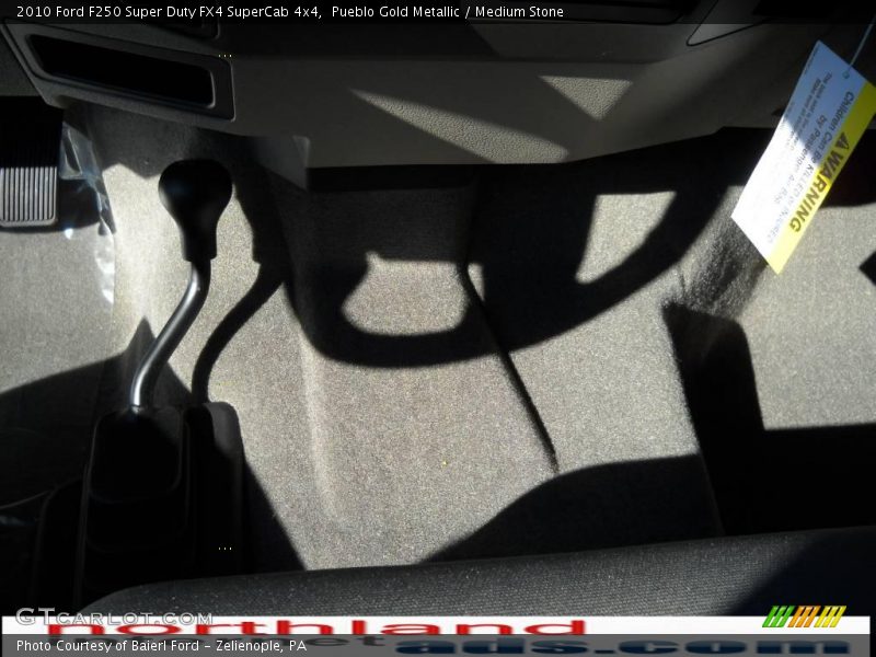 Pueblo Gold Metallic / Medium Stone 2010 Ford F250 Super Duty FX4 SuperCab 4x4