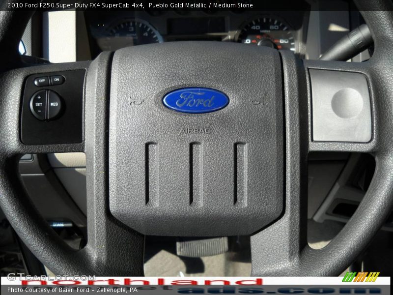 Pueblo Gold Metallic / Medium Stone 2010 Ford F250 Super Duty FX4 SuperCab 4x4
