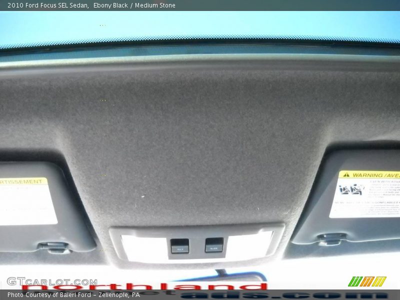 Ebony Black / Medium Stone 2010 Ford Focus SEL Sedan