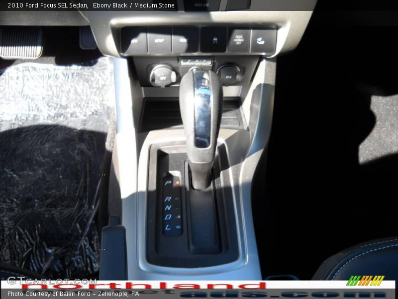 Ebony Black / Medium Stone 2010 Ford Focus SEL Sedan