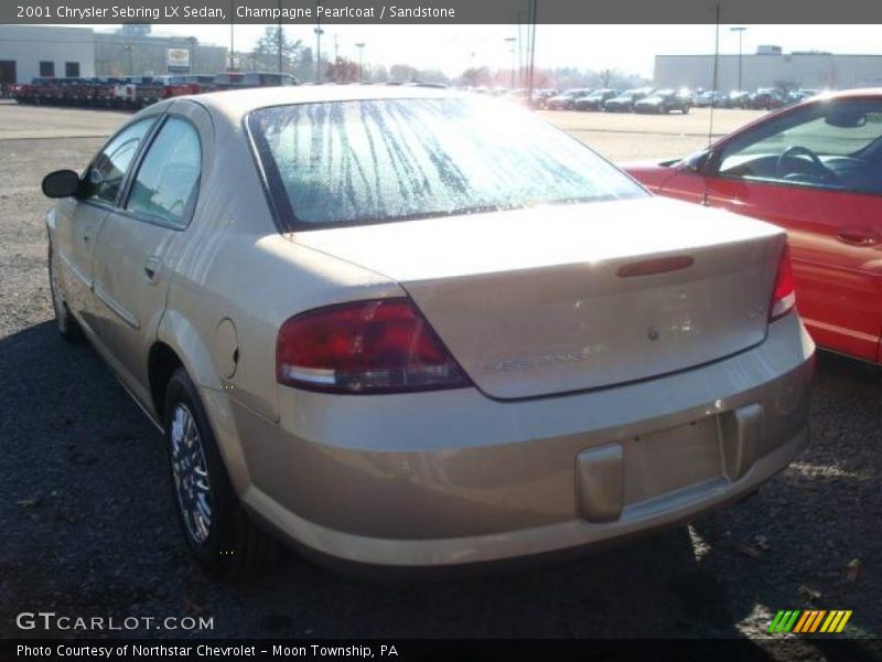 Champagne Pearlcoat / Sandstone 2001 Chrysler Sebring LX Sedan