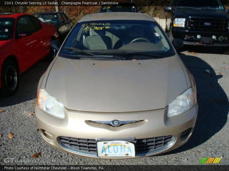 Champagne Pearlcoat / Sandstone 2001 Chrysler Sebring LX Sedan