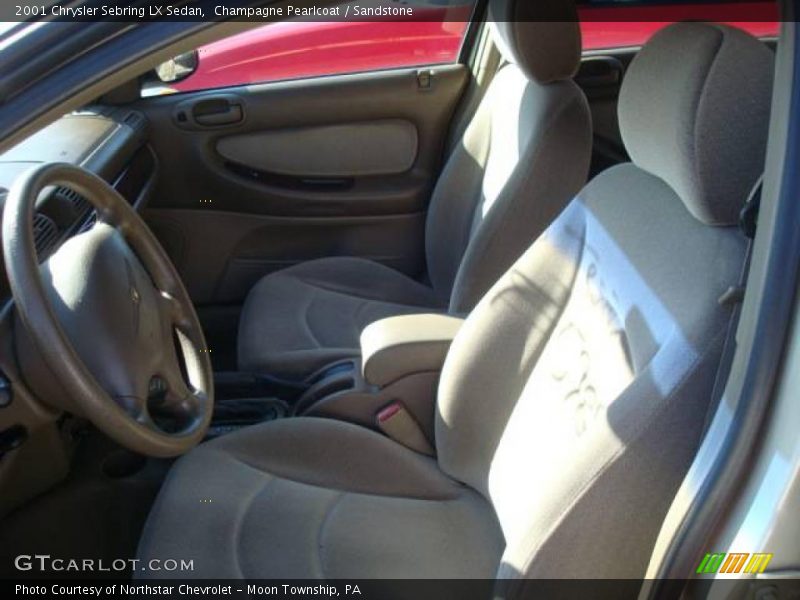 Champagne Pearlcoat / Sandstone 2001 Chrysler Sebring LX Sedan