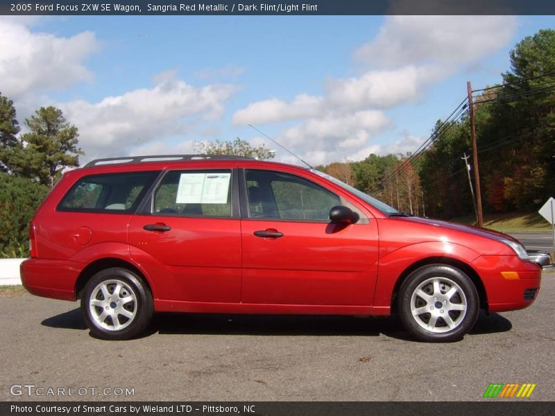 Sangria Red Metallic / Dark Flint/Light Flint 2005 Ford Focus ZXW SE Wagon