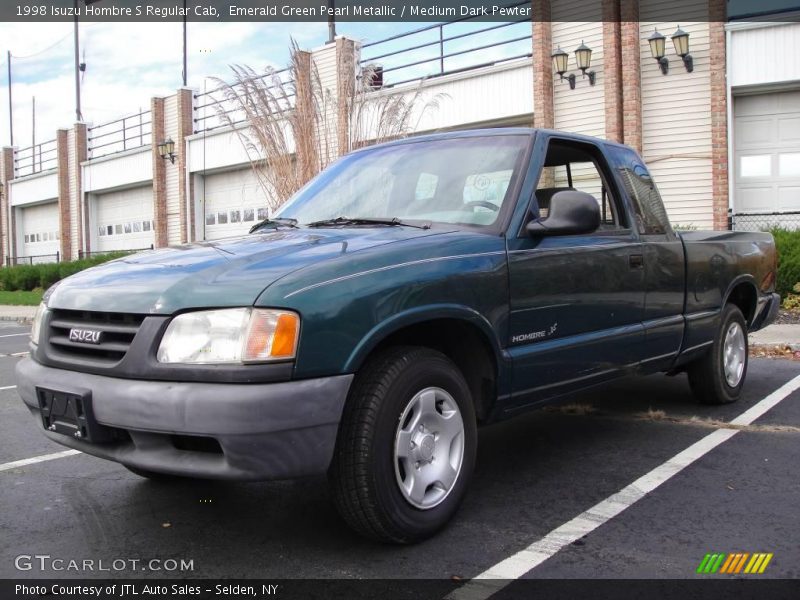 Emerald Green Pearl Metallic / Medium Dark Pewter 1998 Isuzu Hombre S Regular Cab