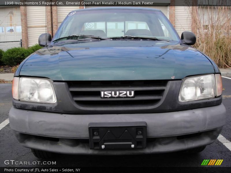 Emerald Green Pearl Metallic / Medium Dark Pewter 1998 Isuzu Hombre S Regular Cab