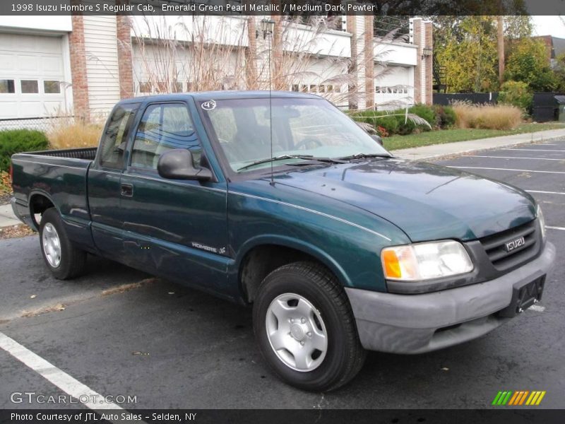 Emerald Green Pearl Metallic / Medium Dark Pewter 1998 Isuzu Hombre S Regular Cab