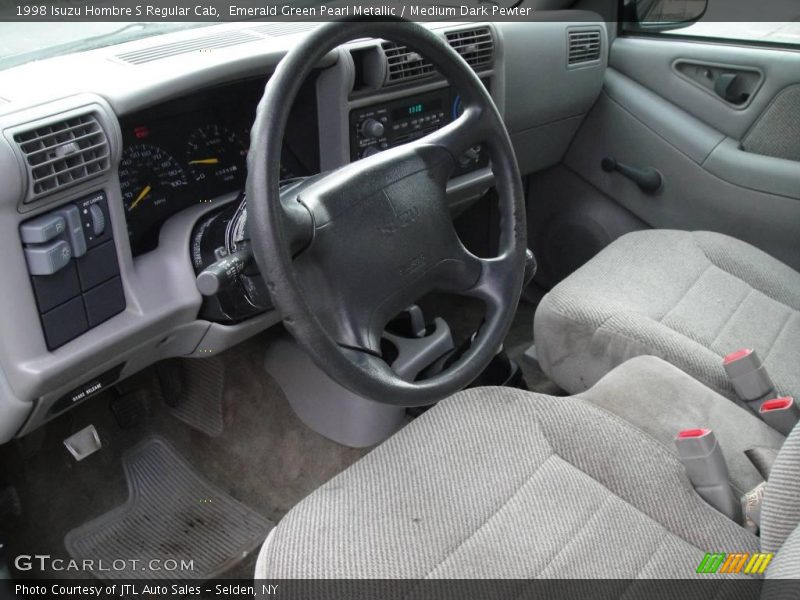 Emerald Green Pearl Metallic / Medium Dark Pewter 1998 Isuzu Hombre S Regular Cab