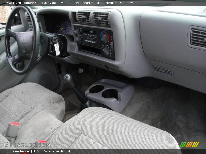 Emerald Green Pearl Metallic / Medium Dark Pewter 1998 Isuzu Hombre S Regular Cab