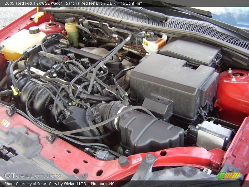 Sangria Red Metallic / Dark Flint/Light Flint 2005 Ford Focus ZXW SE Wagon