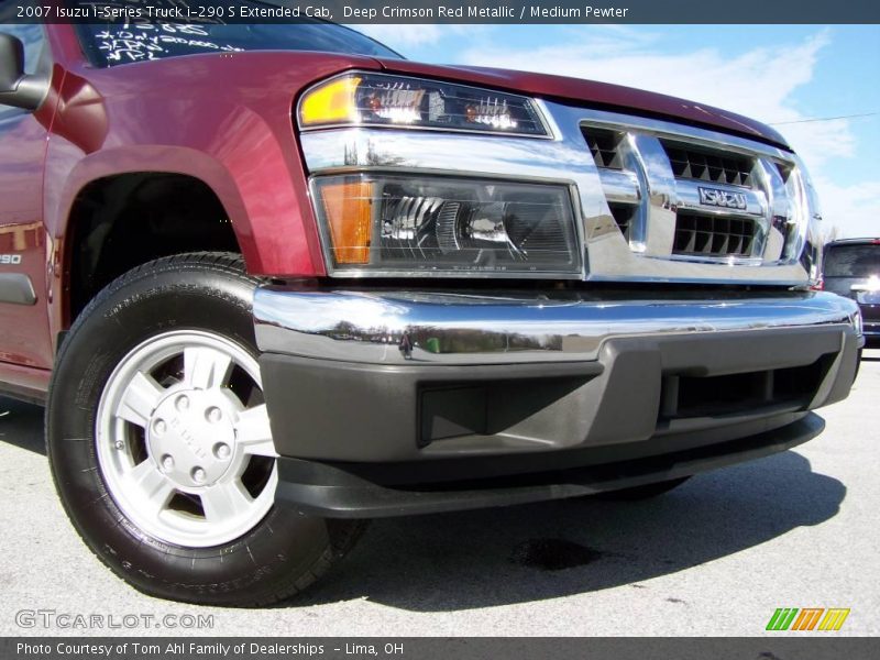 Deep Crimson Red Metallic / Medium Pewter 2007 Isuzu i-Series Truck i-290 S Extended Cab