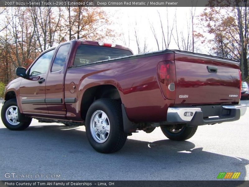 Deep Crimson Red Metallic / Medium Pewter 2007 Isuzu i-Series Truck i-290 S Extended Cab
