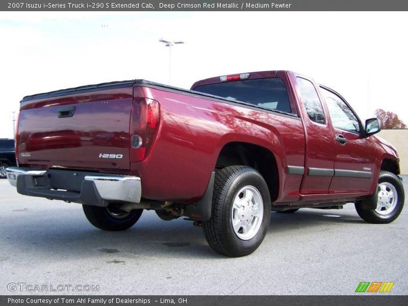 Deep Crimson Red Metallic / Medium Pewter 2007 Isuzu i-Series Truck i-290 S Extended Cab