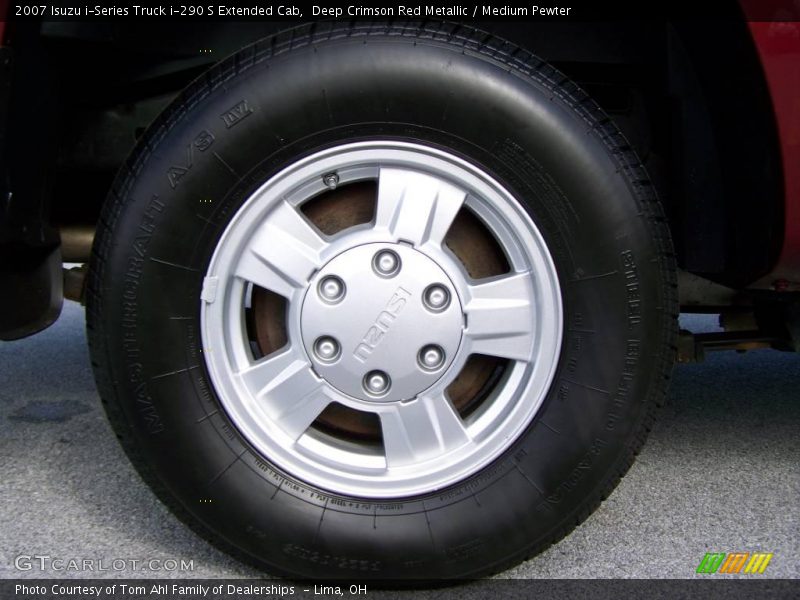 Deep Crimson Red Metallic / Medium Pewter 2007 Isuzu i-Series Truck i-290 S Extended Cab