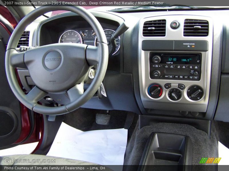 Deep Crimson Red Metallic / Medium Pewter 2007 Isuzu i-Series Truck i-290 S Extended Cab