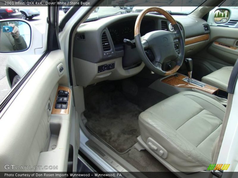 Dover White / Stone Beige 2001 Infiniti QX4 4x4