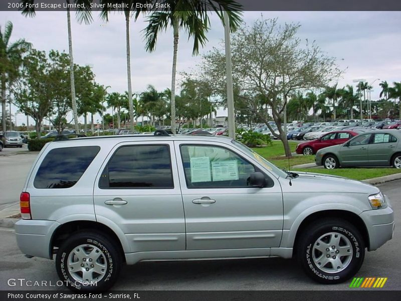 Silver Metallic / Ebony Black 2006 Ford Escape Limited