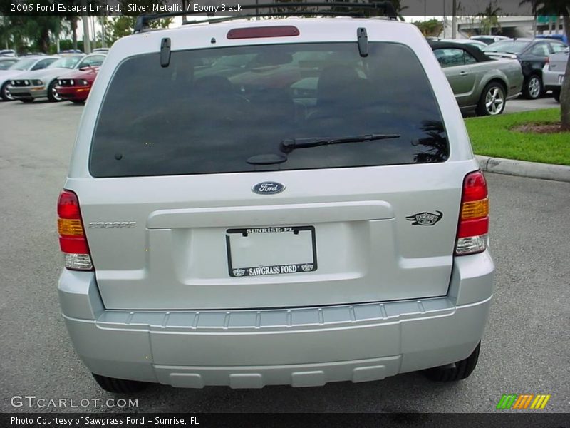 Silver Metallic / Ebony Black 2006 Ford Escape Limited