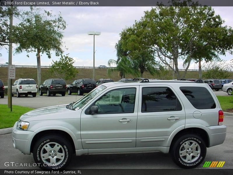 Silver Metallic / Ebony Black 2006 Ford Escape Limited