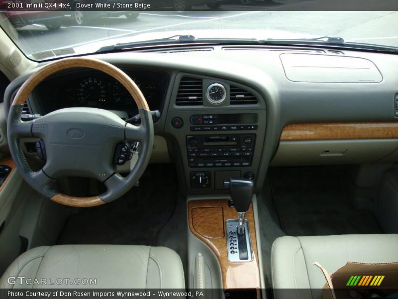 Dover White / Stone Beige 2001 Infiniti QX4 4x4