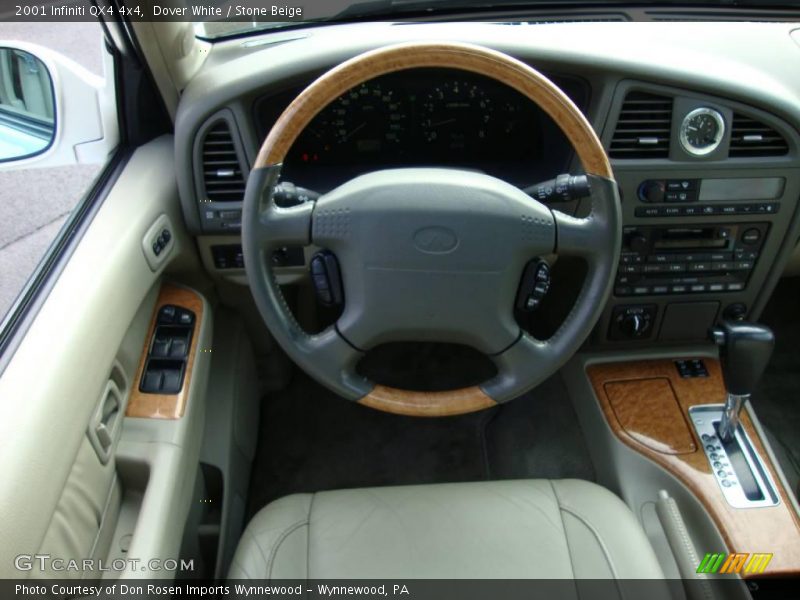 Dover White / Stone Beige 2001 Infiniti QX4 4x4