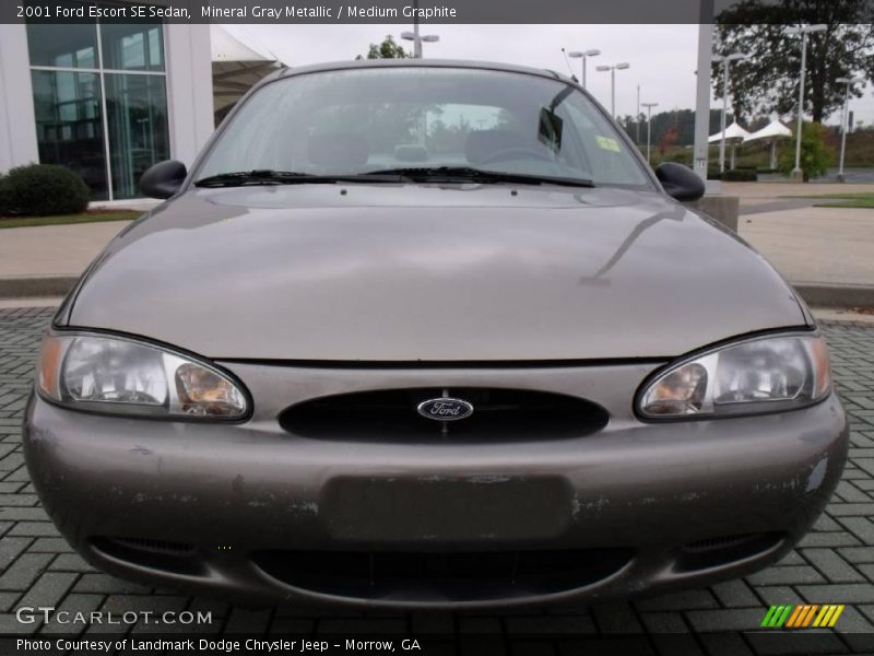 Mineral Gray Metallic / Medium Graphite 2001 Ford Escort SE Sedan