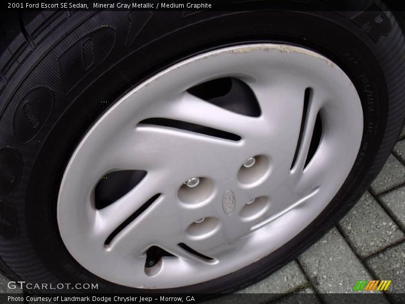 Mineral Gray Metallic / Medium Graphite 2001 Ford Escort SE Sedan