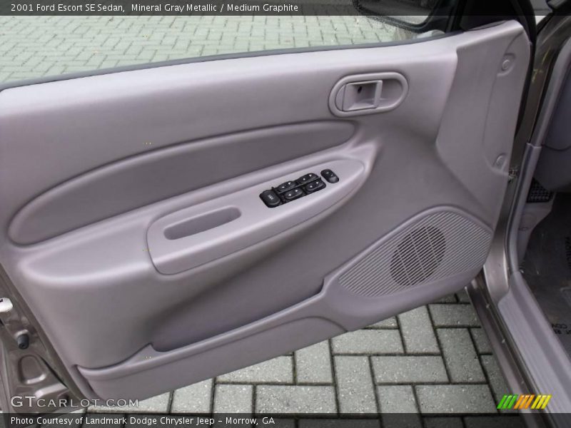 Mineral Gray Metallic / Medium Graphite 2001 Ford Escort SE Sedan