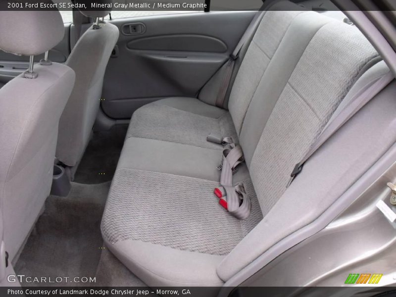 Mineral Gray Metallic / Medium Graphite 2001 Ford Escort SE Sedan