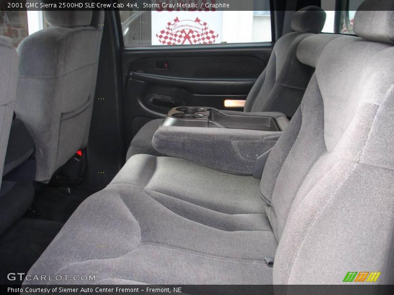 Storm Gray Metallic / Graphite 2001 GMC Sierra 2500HD SLE Crew Cab 4x4