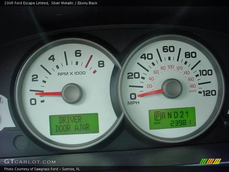 Silver Metallic / Ebony Black 2006 Ford Escape Limited