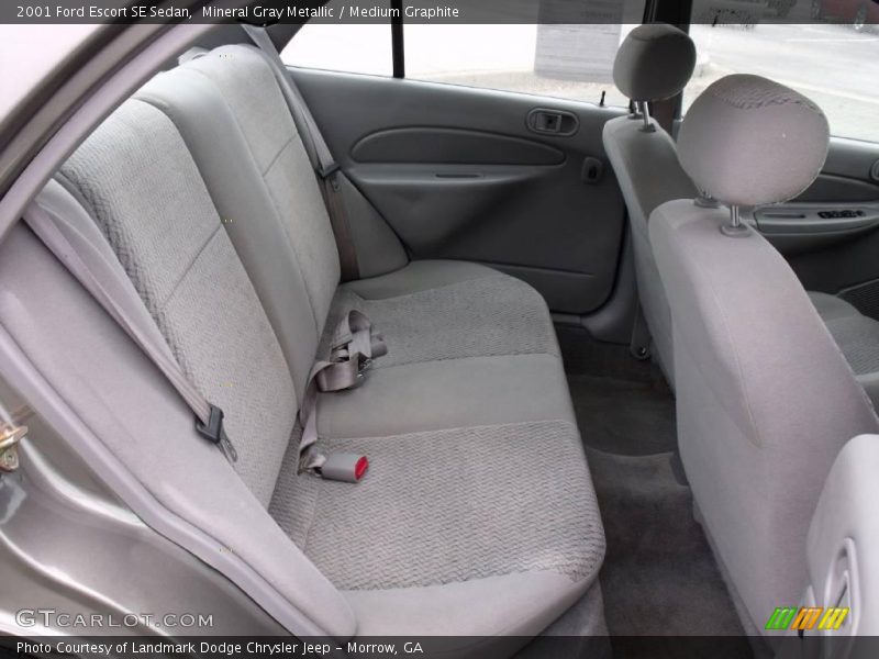 Mineral Gray Metallic / Medium Graphite 2001 Ford Escort SE Sedan