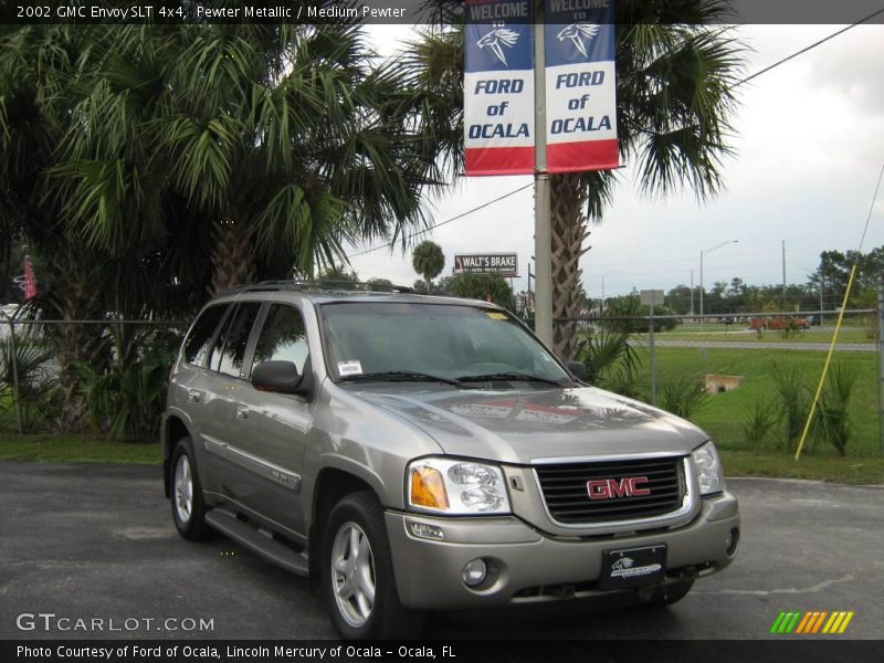 Pewter Metallic / Medium Pewter 2002 GMC Envoy SLT 4x4