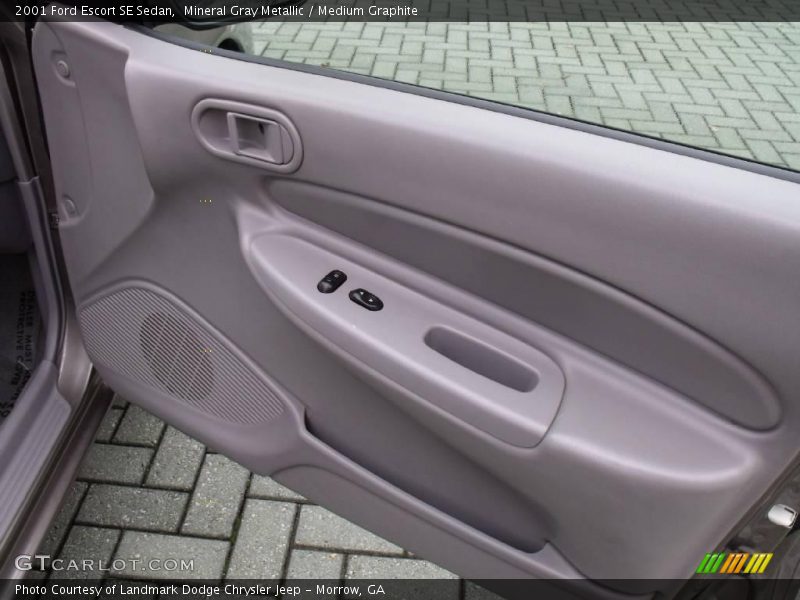 Mineral Gray Metallic / Medium Graphite 2001 Ford Escort SE Sedan