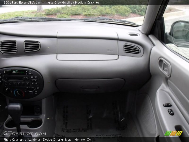 Mineral Gray Metallic / Medium Graphite 2001 Ford Escort SE Sedan