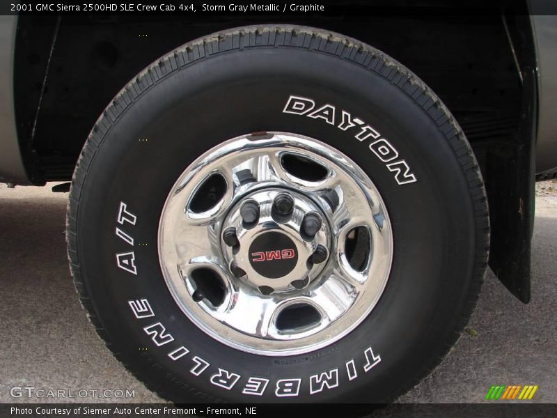 Storm Gray Metallic / Graphite 2001 GMC Sierra 2500HD SLE Crew Cab 4x4