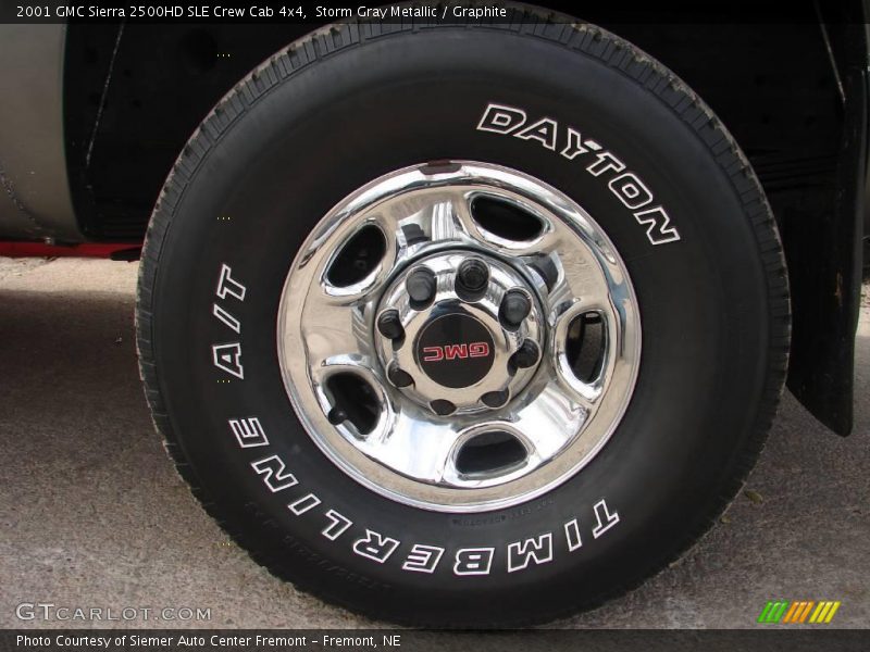 Storm Gray Metallic / Graphite 2001 GMC Sierra 2500HD SLE Crew Cab 4x4