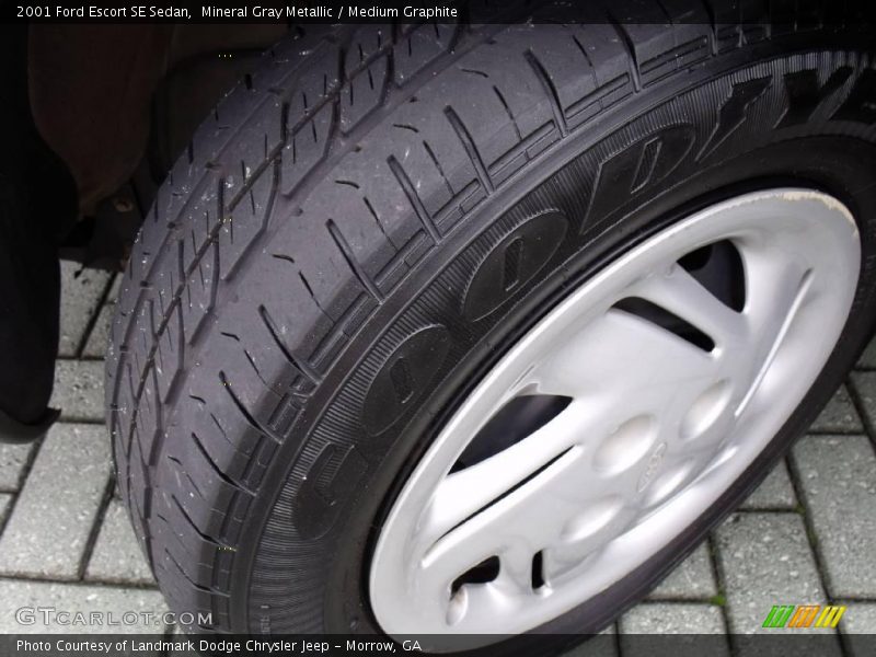 Mineral Gray Metallic / Medium Graphite 2001 Ford Escort SE Sedan