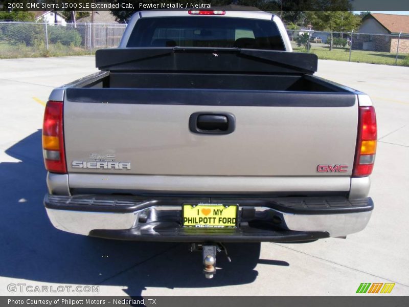 Pewter Metallic / Neutral 2002 GMC Sierra 1500 SLE Extended Cab